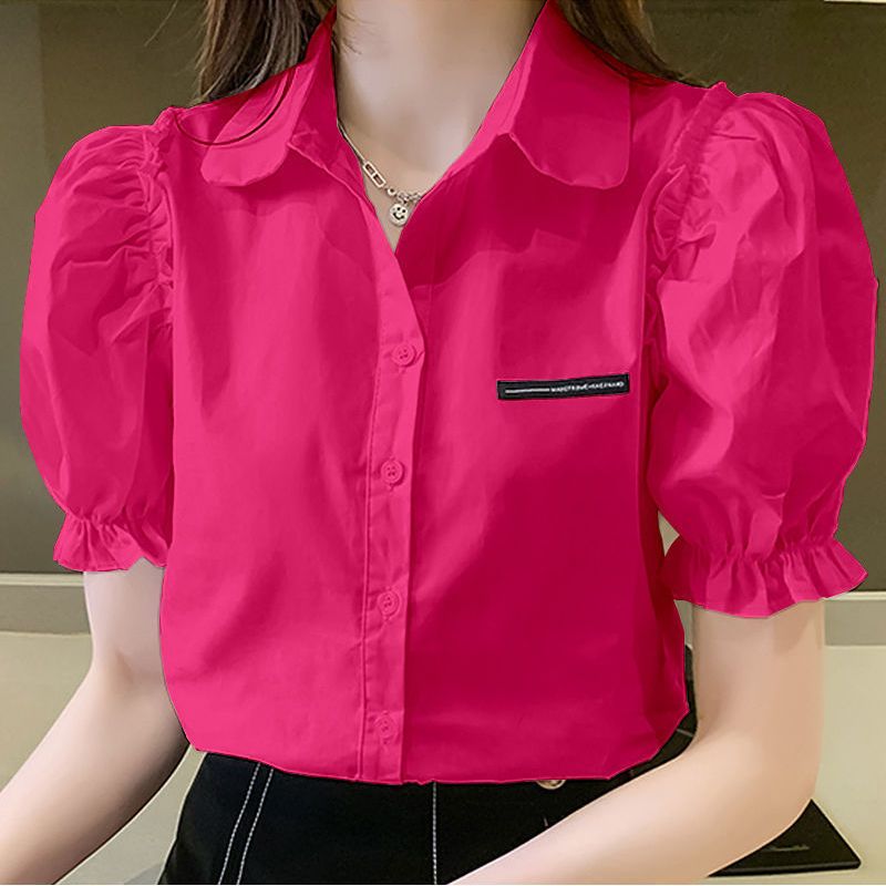 Summer Clothing For Teens - Summer New Solid Color Polo Neck
