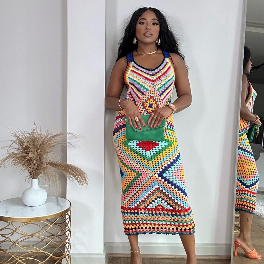 Summer Dresses Yours Clothing - Summer Boho Handmade Crochet Maxi Dresses
