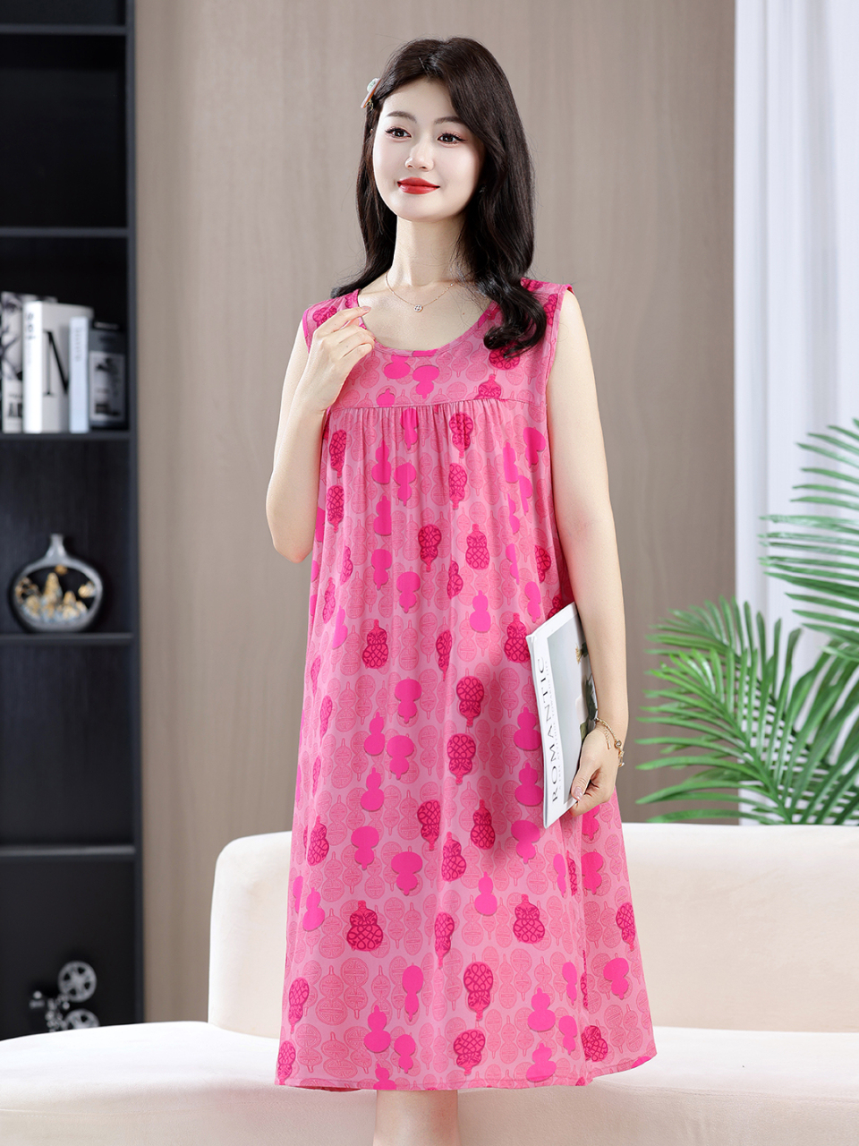 Ladies Cotton Silk Sleeveless  - đánh giá và giá Summer Clothing Over 60