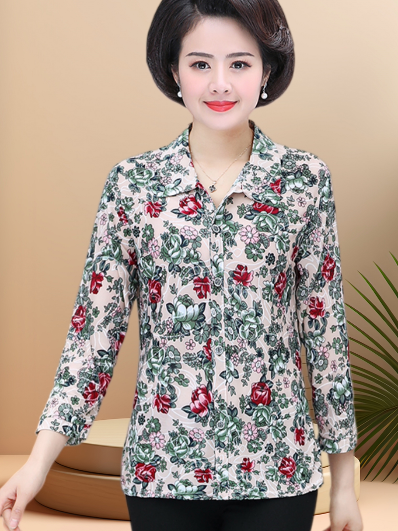 New Summer Ice Silk Shirt for  - đánh giá và giá Summer Clothing Over 60
