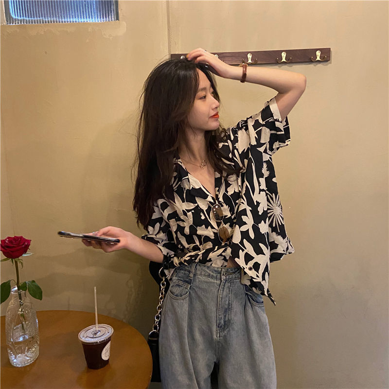 Summer New Printing Loose Shir - đánh giá và giá Summer Clothing For Teens
