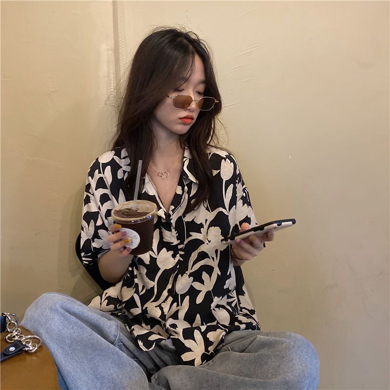 Summer New Printing Loose Shir - đánh giá và giá Summer Clothing For Teens