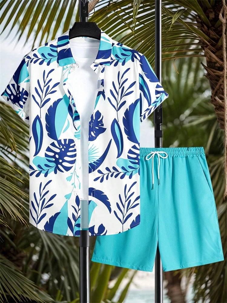 Men's Short-sleeved Shirt Set  - đánh giá và giá Summer Clothing Trends