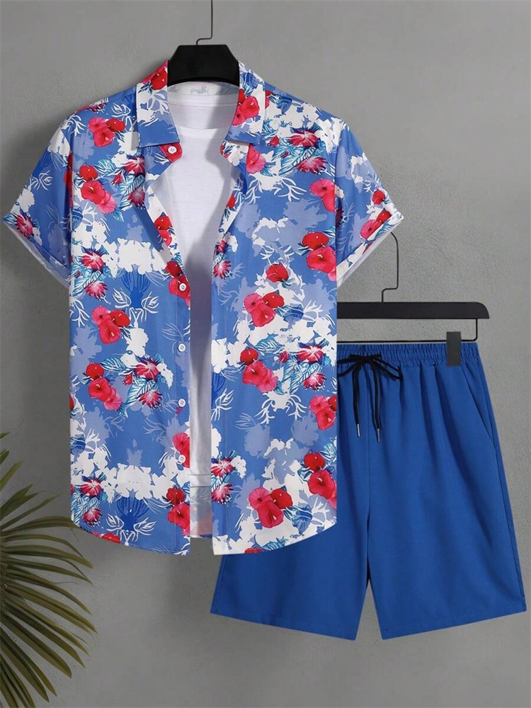 Men's Short-sleeved Shirt Set  - đánh giá và giá Summer Clothing Trends