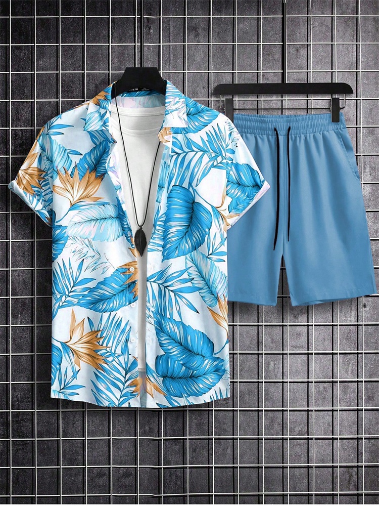Men's Short-sleeved Shirt Set  - đánh giá và giá Summer Clothing Trends
