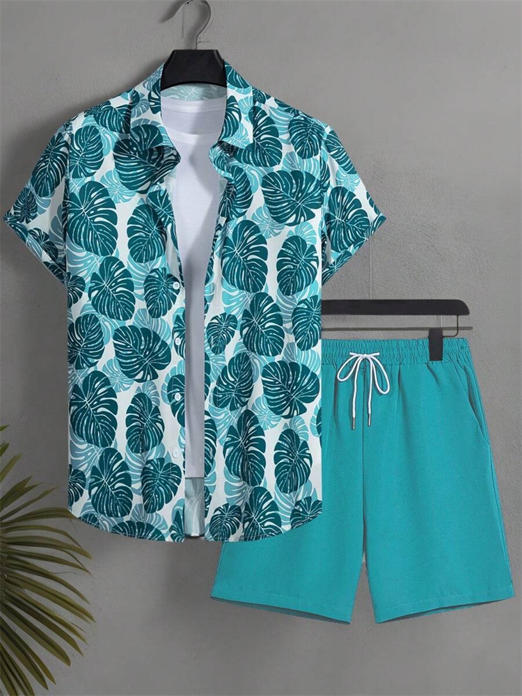 Men's Short-sleeved Shirt Set  - đánh giá và giá Summer Clothing Trends