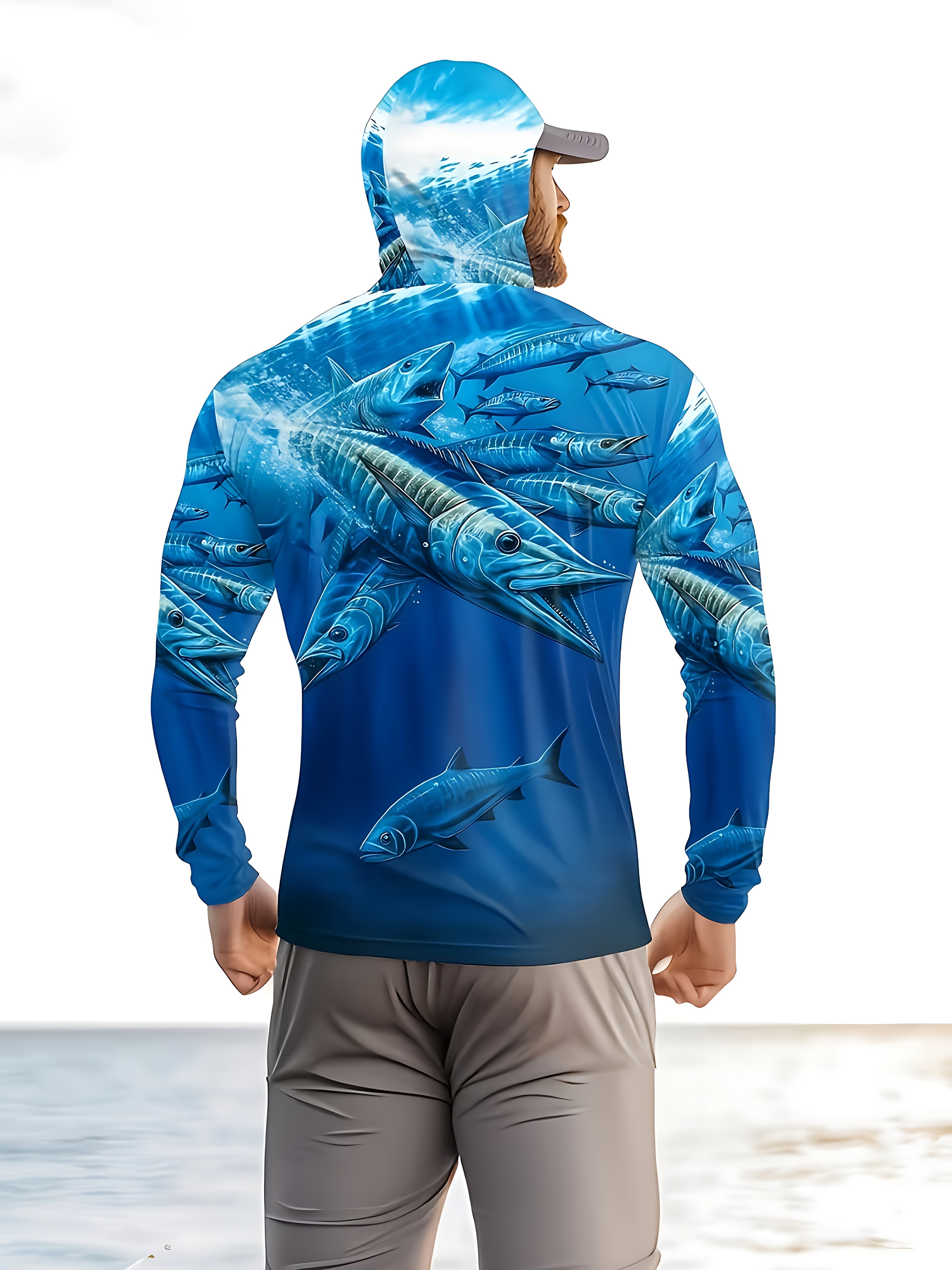 Fishing Shirt Hooded Men Fishi - đánh giá và giá Summer Clothing Trends