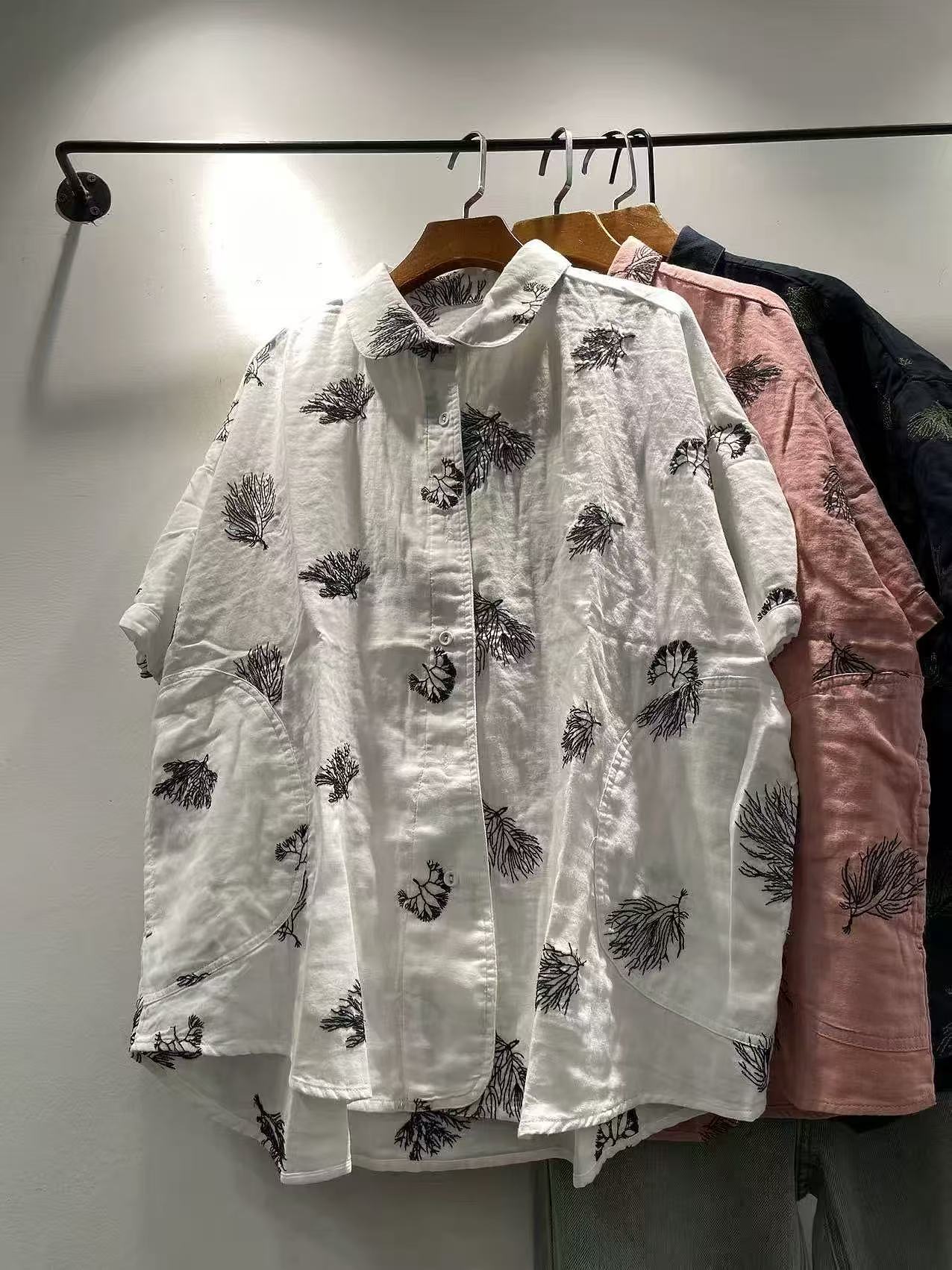 Bust 128cm oversized shirts an - đánh giá và giá Summer Clothing Japan