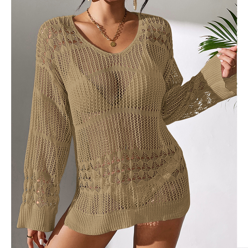 Solid Hollow Out Crew Neck Dre - đánh giá và giá Summer Dresses Yours Clothing