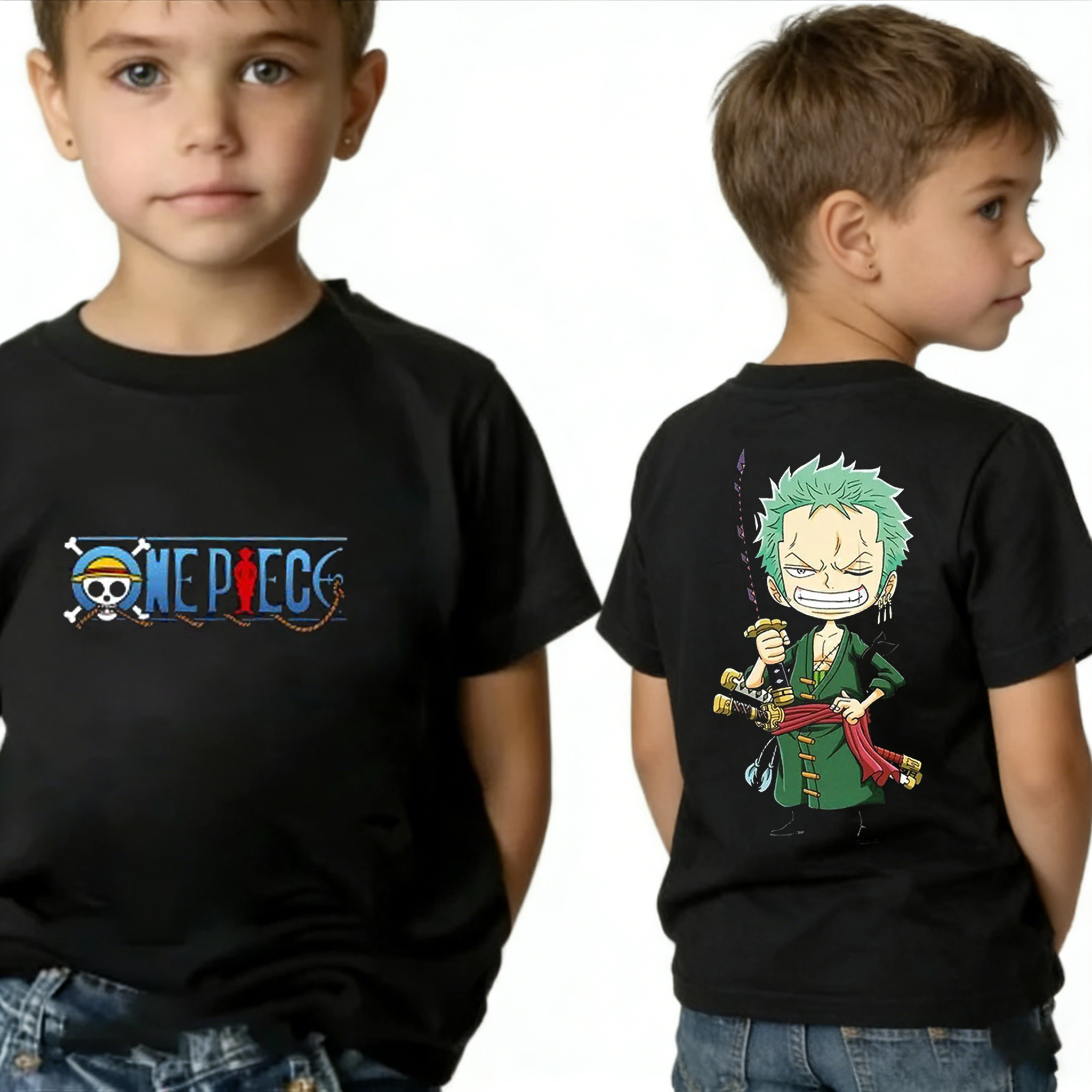 One Piece Boy's Girl's T Shirt - đánh giá và giá Summer Clothing For Japan