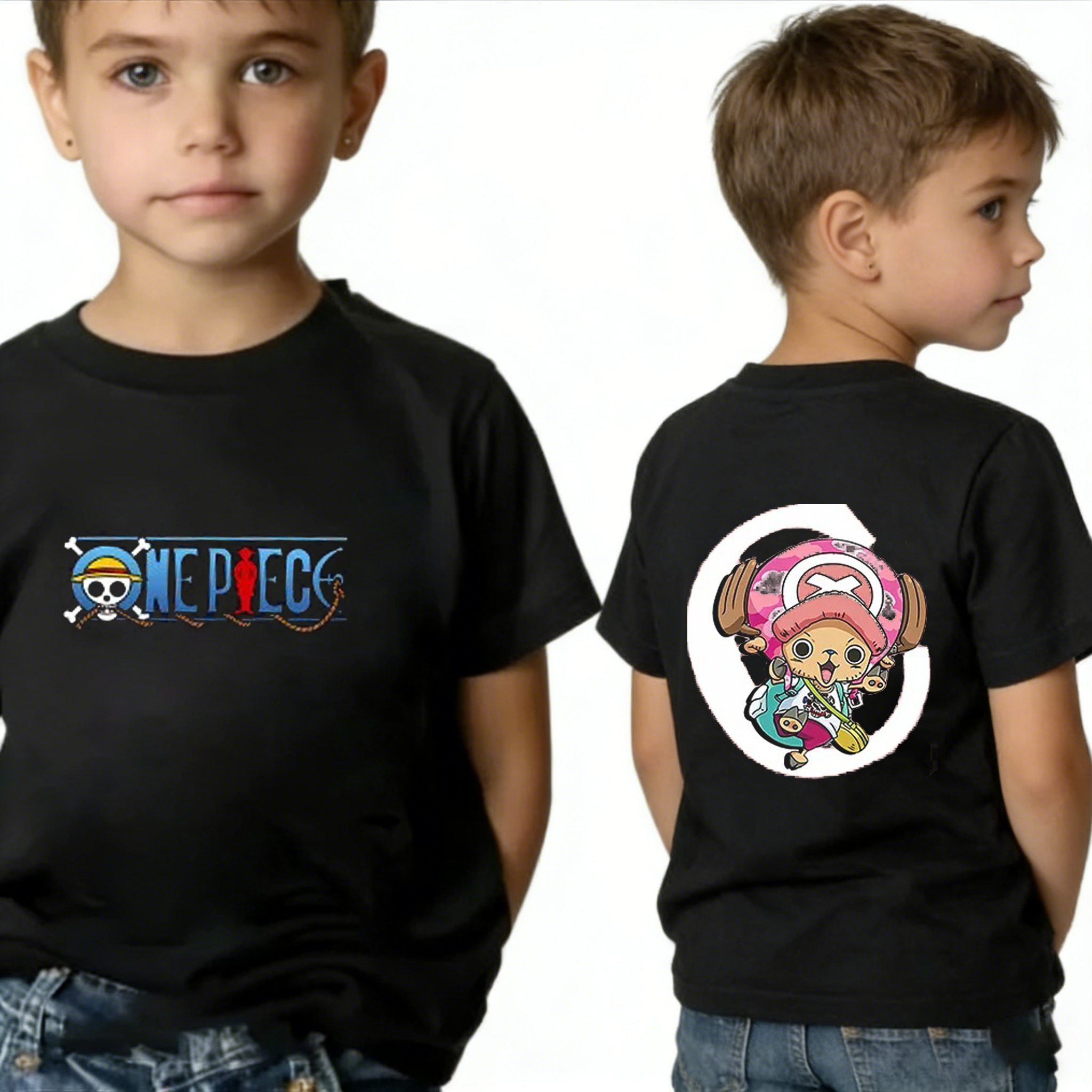 One Piece Boy's Girl's T Shirt - đánh giá và giá Summer Clothing For Japan