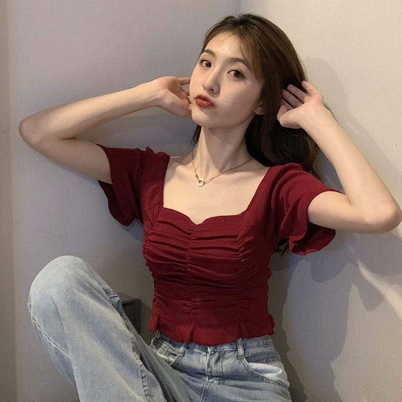 Knitted Fashion Blouse Woman R - đánh giá và giá Summer Clothing For Teens