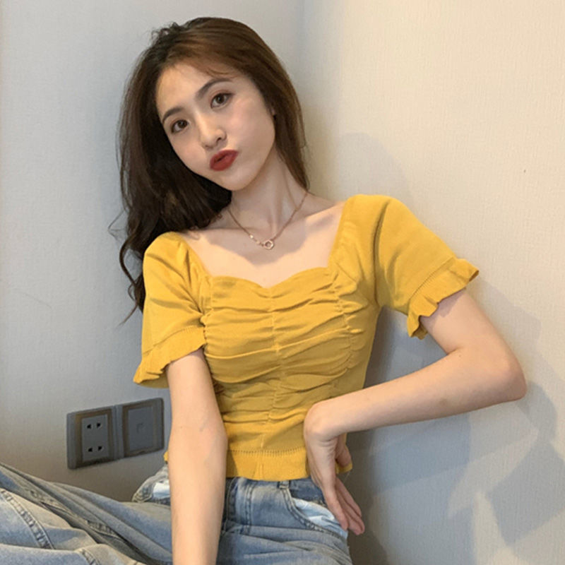 Knitted Fashion Blouse Woman R - đánh giá và giá Summer Clothing For Teens