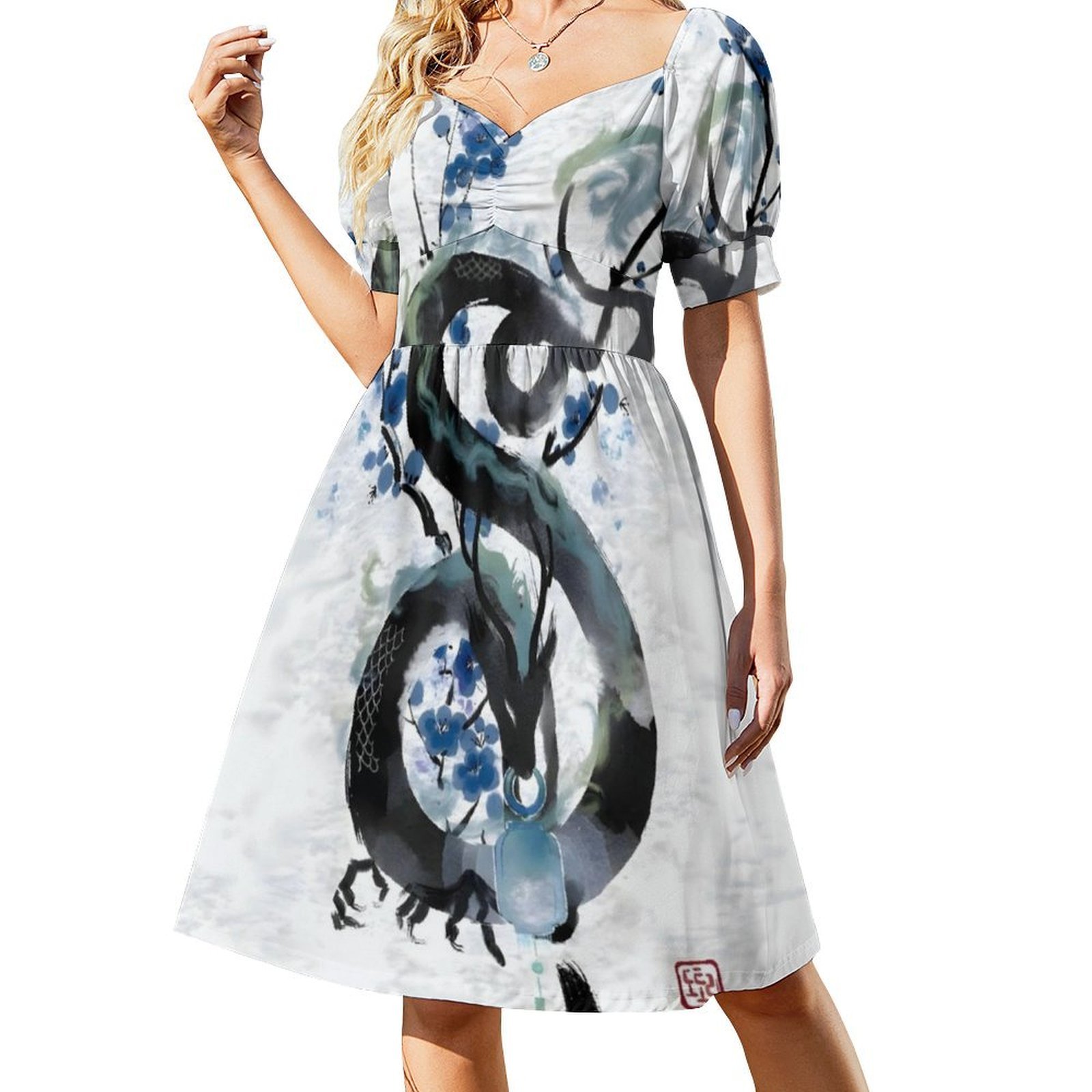 Japanese Blue Night Dragon Ink - đánh giá và giá Summer Clothing For Japan